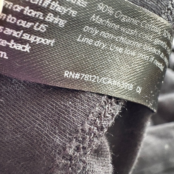 Eileen Fisher | Organic Cotton R Lantern Ankle Length Pant In Black M - Picture 3 of 5